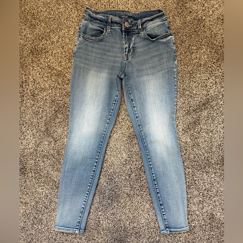 Maurices Light Blue Skinny Jeans